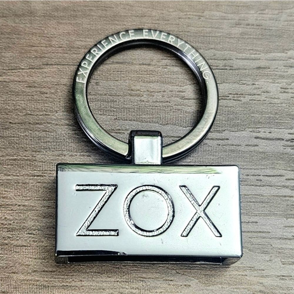 ZOXLOX Gunmetal Zox Strap Keychain NEW #20301 Collectible